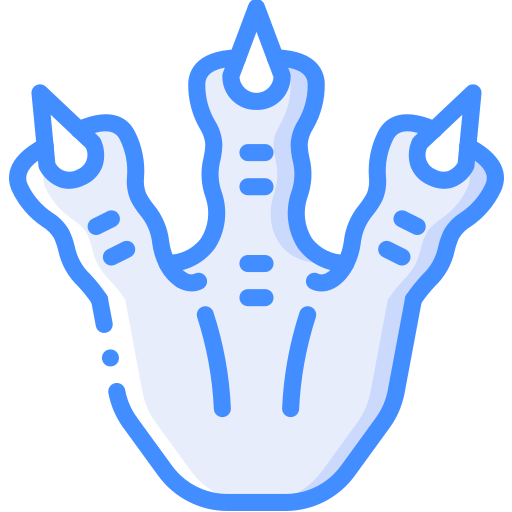 Dinosaurio Basic Miscellany Blue icono