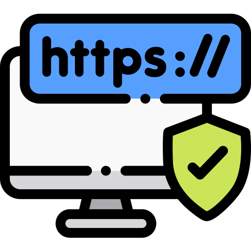 https Detailed Rounded Lineal color icon