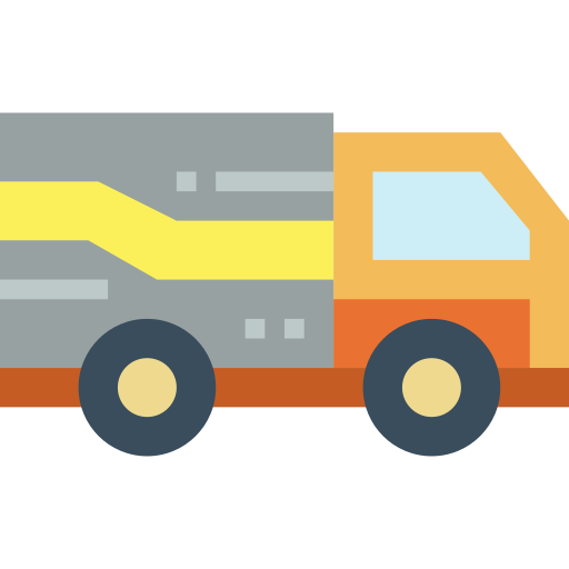 camion de livraison Smalllikeart Flat Icône