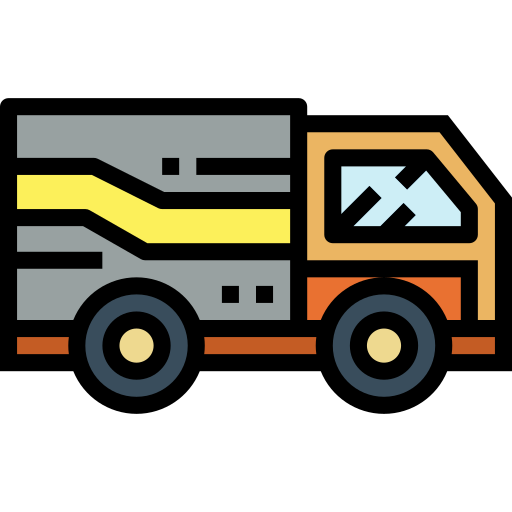Camión de reparto Smalllikeart Lineal Color icono