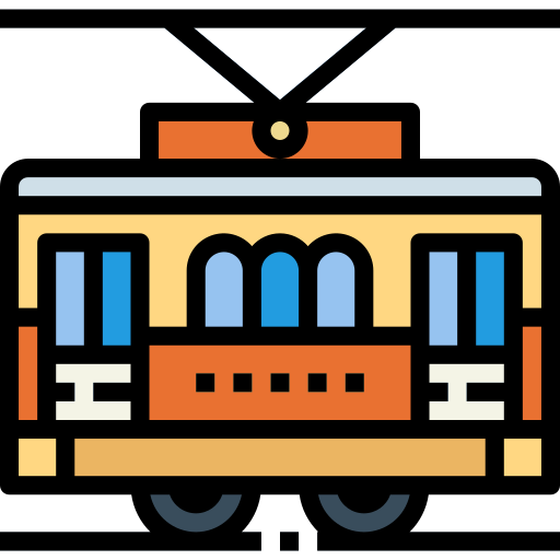 Tramway Smalllikeart Lineal Color icon