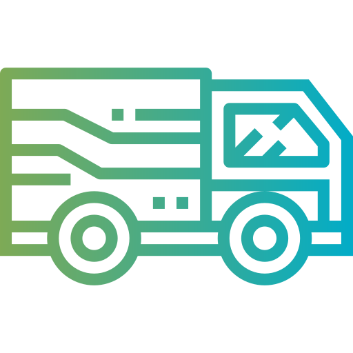 camion de livraison Smalllikeart Gradient Icône