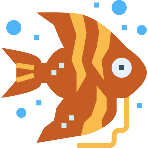 pesce angelo Smalllikeart Flat icona