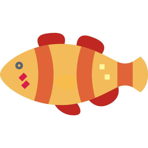 Рыба-клоун Smalllikeart Flat иконка