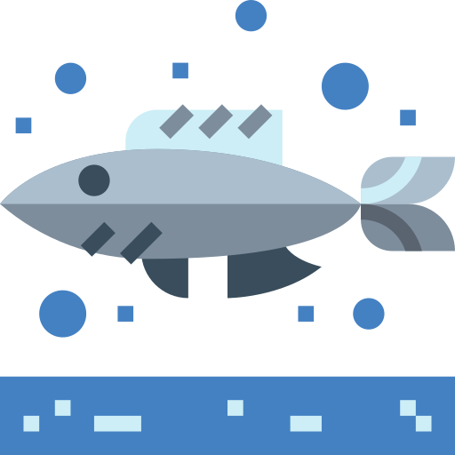魚 Smalllikeart Flat icon