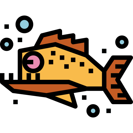 piranha Smalllikeart Lineal Color icona