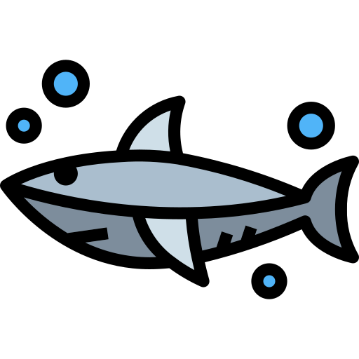 Акула Smalllikeart Lineal Color иконка
