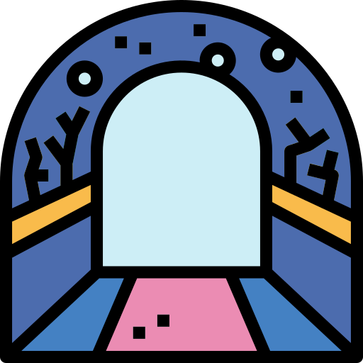 tunel Smalllikeart Lineal Color ikona