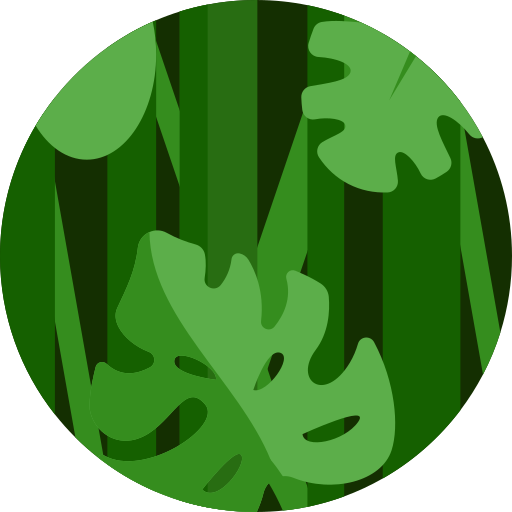 dżungla Detailed Flat Circular Flat ikona
