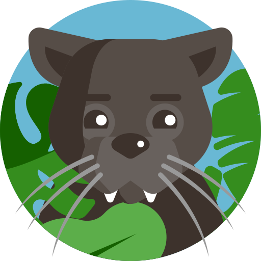 Panther Detailed Flat Circular Flat icon