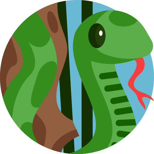 Snake Detailed Flat Circular Flat icon