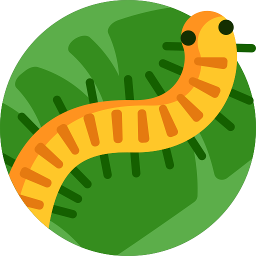Centipede Detailed Flat Circular Flat icon