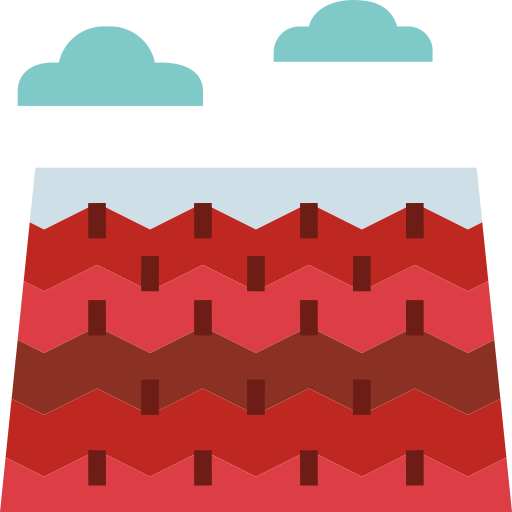 Roof Smalllikeart Flat icon