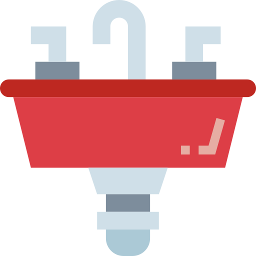 Washbasin Smalllikeart Flat icon