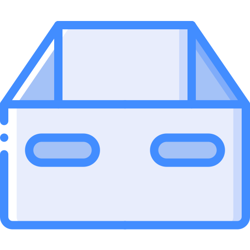 box Basic Miscellany Blue icon