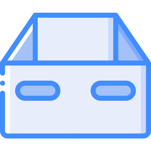 상자 Basic Miscellany Blue icon