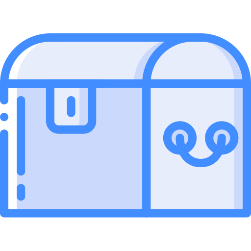 Chest Basic Miscellany Blue icon