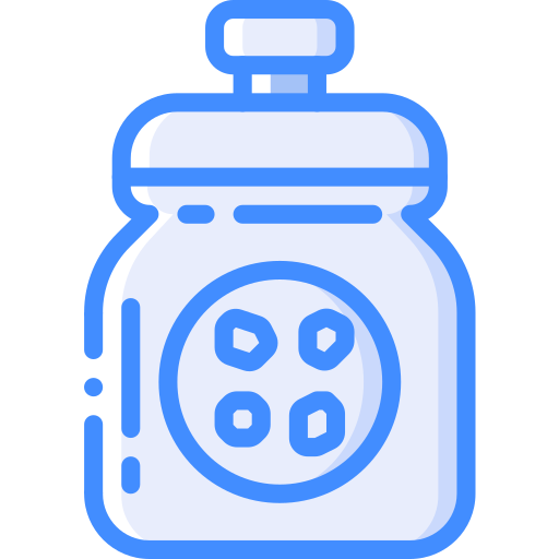 Cookie jar Basic Miscellany Blue icon