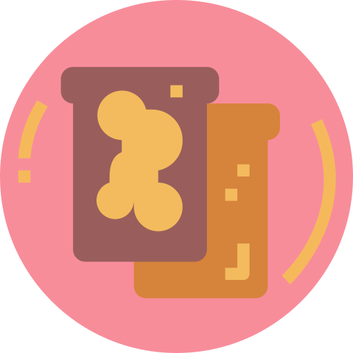 토스트 Smalllikeart Flat icon