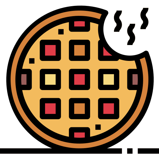 waffel Smalllikeart Lineal Color icon