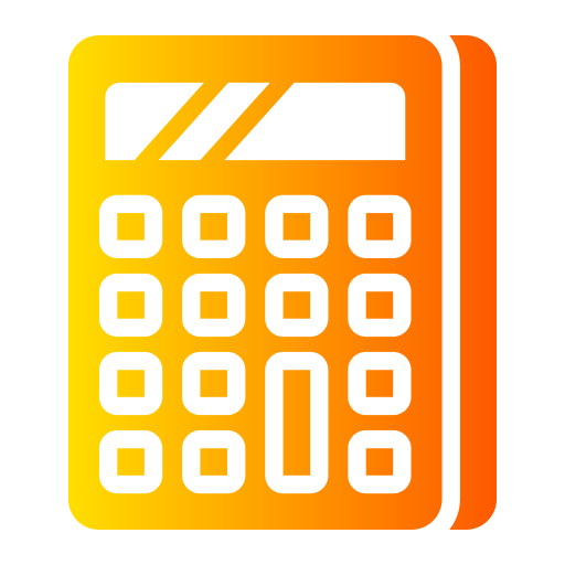 Calculator Generic gradient fill icon