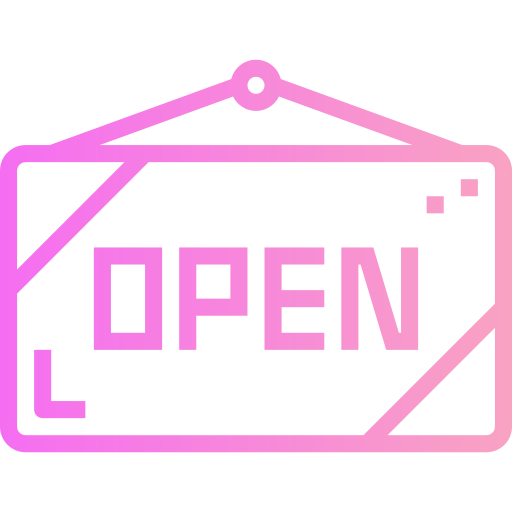 Open Smalllikeart Gradient icon