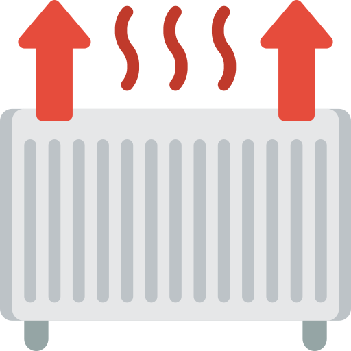 radiator Basic Miscellany Flat icoon