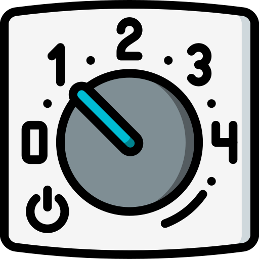 Thermostat Basic Miscellany Lineal Color icon