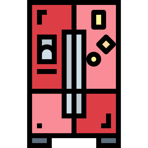 Fridge Smalllikeart Lineal Color icon