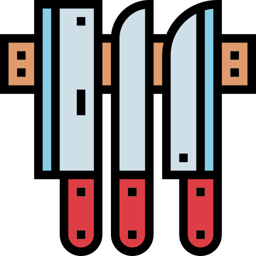 Cuchillos Smalllikeart Lineal Color icono