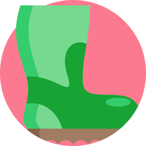 Bota Detailed Flat Circular Flat icono