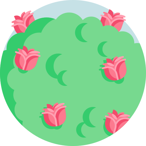 Rosa Detailed Flat Circular Flat icono