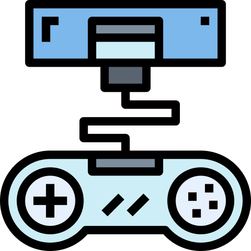 spielkonsole Smalllikeart Lineal Color icon