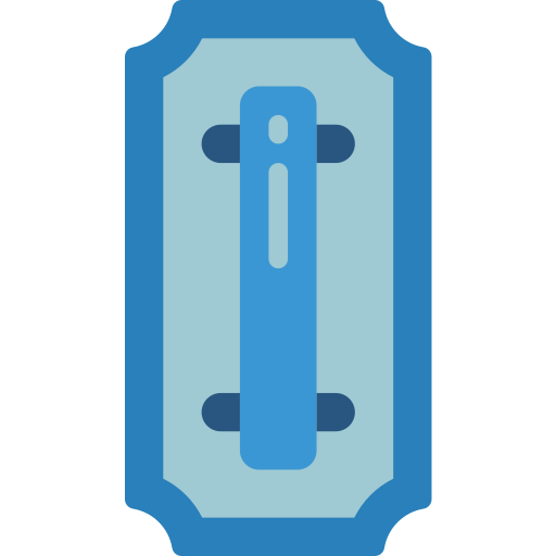Door handle Basic Miscellany Flat icon