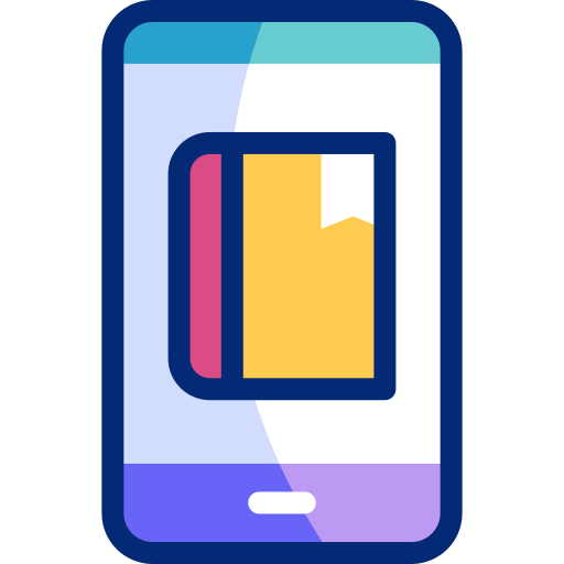 Ebook Basic Accent Lineal Color icon