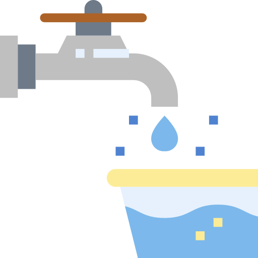 rubinetto dell'acqua Smalllikeart Flat icona