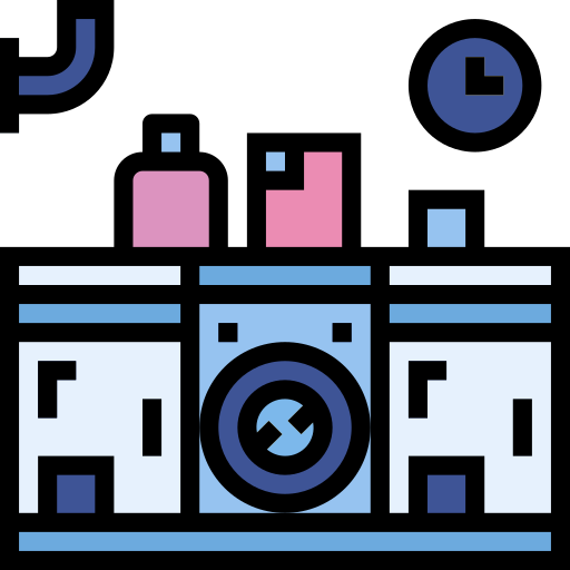 Laundry Smalllikeart Lineal Color icon