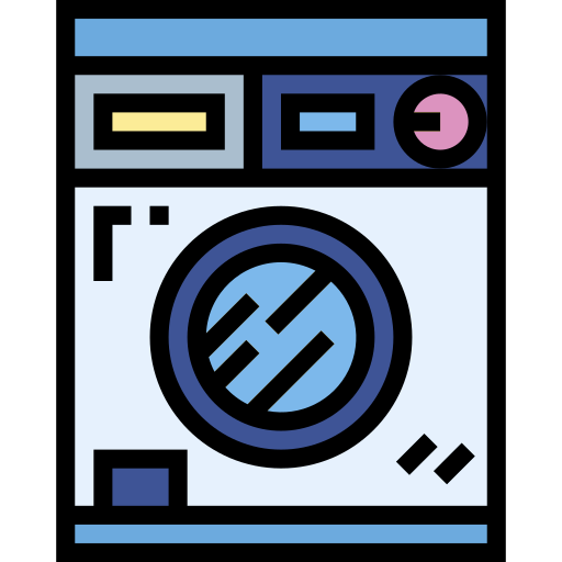 세탁기 Smalllikeart Lineal Color icon