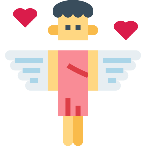 Cupid Smalllikeart Flat icon