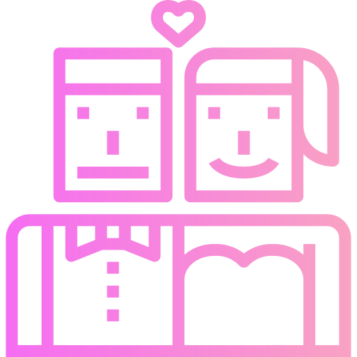 Couple Smalllikeart Gradient icon