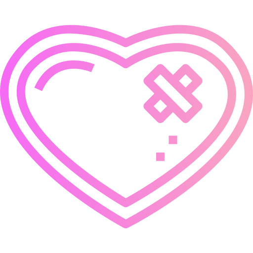 Heart Smalllikeart Gradient icon