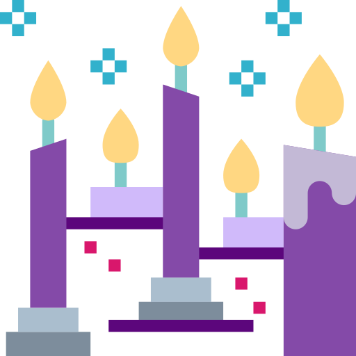 Candles Smalllikeart Flat icon
