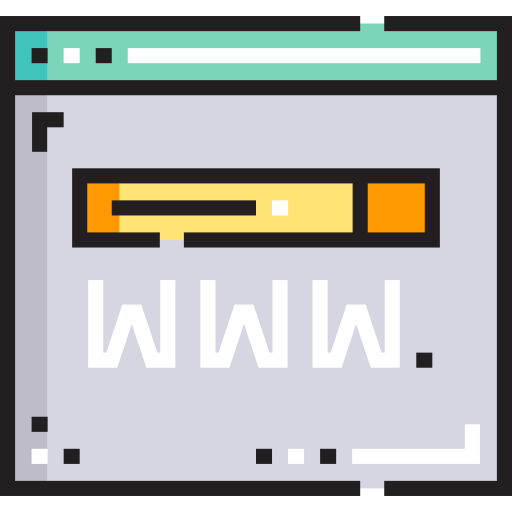 인터넷 Detailed Straight Lineal color icon