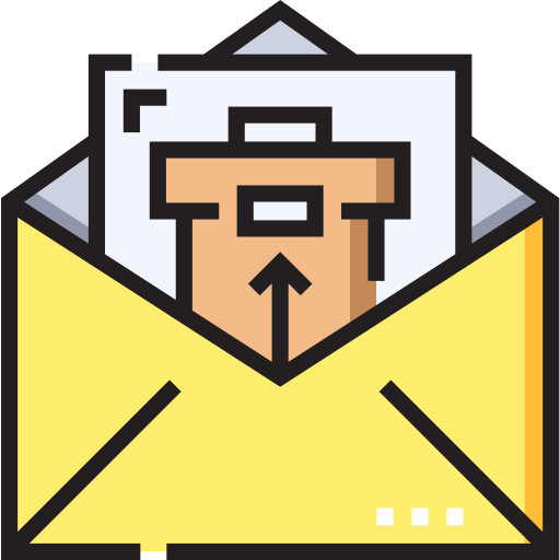 mail Detailed Straight Lineal color icon