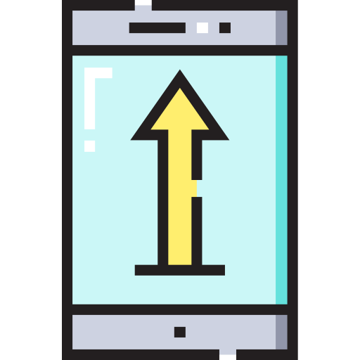 スマートフォン Detailed Straight Lineal color icon
