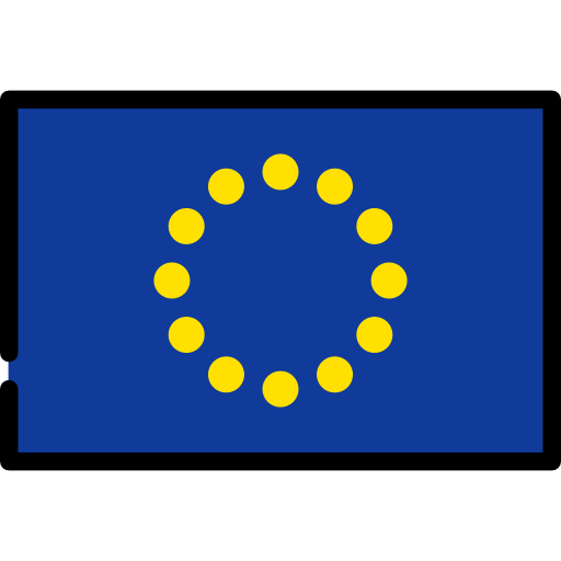 unión europea Flags Rectangular icono