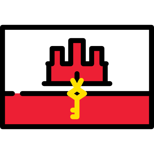 gibraltar Flags Rectangular icono