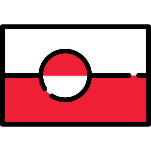 groenlandia Flags Rectangular icono