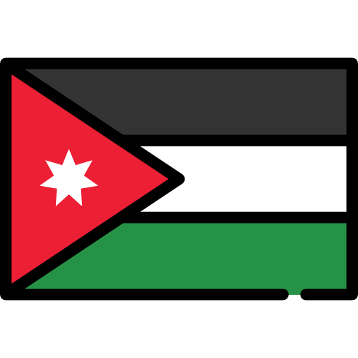 jordanien Flags Rectangular icon