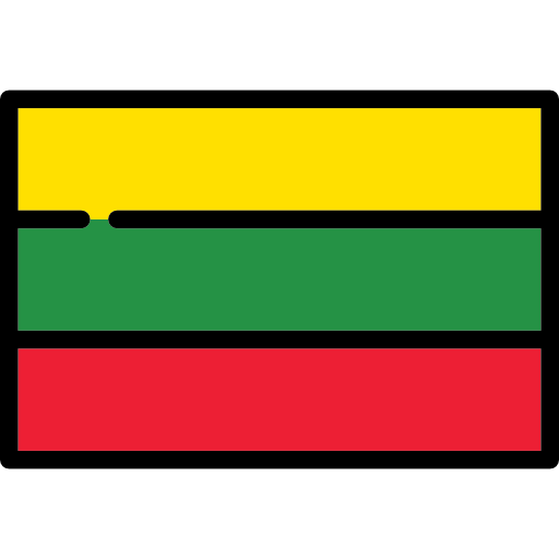 litwa Flags Rectangular ikona